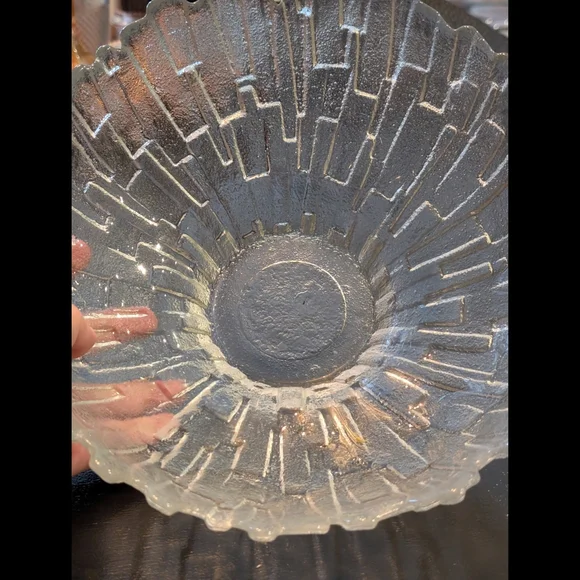 Vintage Ravenhood Flair Glass Bowl - Made In UK In The 1970's - Picture 2 of 5